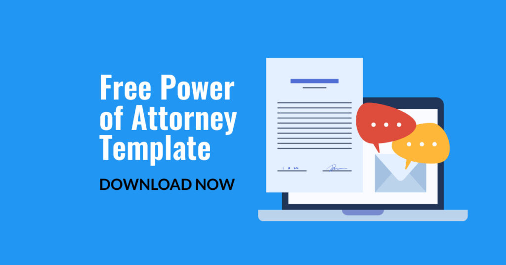 power of attorney template uk