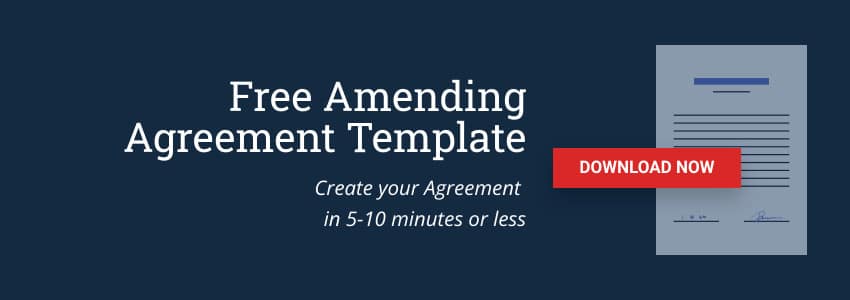 Free Contract Addendum Template